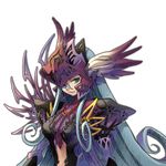 armor blue_eyes feathers knights_in_the_nightmare mellia 