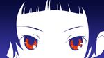  bangs highres red_eyes sayonara_zetsubou_sensei solo staring tsunetsuki_matoi vector_trace 