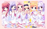  chime_milhawks lime_luna_oaklane mariafia_chiffonese mintia_mimitte_midimu prim_rina_oaklane primary_~magical★trouble★scramble~ rikuou_hinana seifuku skyfish tsurugi_hagane wallpaper 