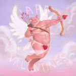  &lt;3 2019 alexyorim arrow bow clothing cloud cupid domestic_pig flying_pig holidays jockstrap male mammal musclegut suid suina sus_(pig) tusks underwear valentine&#039;s_day wings 