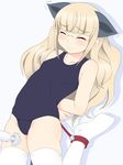  animal_ears bdsm blonde_hair bondage bound glasses hitachi_magic_wand kurappii long_hair one-piece_swimsuit perrine_h_clostermann solo strike_witches swimsuit thighhighs vibrator world_witches_series 