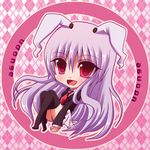  animal_ears bad_id bad_pixiv_id banned_artist bunny_ears chibi long_hair panties pink_eyes purple_hair reisen_udongein_inaba solo thighhighs touhou underwear yuuka_nonoko 