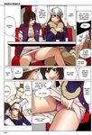  2girls comic english kishi_torajiro maka_maka panties sitting spread_legs translated yuri 