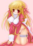  artist_request blush breasts high_priest large_breasts panties ragnarok_online solo striped striped_panties underwear 