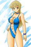  asymmetrical_clothes asymmetrical_clothing bb blush breasts erect_nipples hand_on_hip hand_on_hips large_breasts lowres swimsuit tenjouin_asuka tsumitani_daisuke yu-gi-oh! yuu-gi-ou yuu-gi-ou_gx 