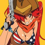  bikini cleavage gun swimsuits tengen_toppa_gurren_lagann vector yoko 