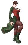  artist_request boots green_footwear muscle pantyhose solo the_king_of_fighters vice 