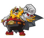  absurdres beard clenched_hand facial_hair fist helmet highres machine nintendo no_humans official_art shake_king solo viking_helmet wario_land 