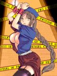  bdsm bondage bound breasts cuffs garter_belt kaminari_mai large_breasts long_hair solo thighhighs touhou very_long_hair yagokoro_eirin 