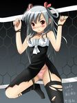  bad_id bad_pixiv_id bdsm bondage bound copyright_request highres panties solo thighhighs torn_clothes underwear yykuaixian 
