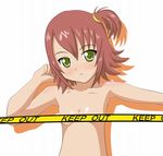  bad_id bad_pixiv_id brown_hair censored green_eyes mametti nan_(tales) side_ponytail tales_of_(series) tales_of_vesperia 