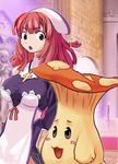  breasts eringya_(marl_kingdom) la_pucelle large_breasts lowres marl_kingdom monster mushroom pantyhose prier red_hair ryoji_(nomura_ryouji) solo 