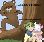  404 4chan bandaid comedy epic green_hair koiwai_yotsuba moot pedobear yotsubato! you_gonna_get_raped 