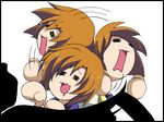  artist_request chibi higurashi_no_naku_koro_ni lowres orange_hair ryuuguu_rena school_uniform serafuku short_hair take_it_home 