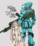  android doll_joints kougen_pooku mecha pink_hair twintails 