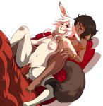  animal_humanoid barefoot bisexual bite biting_lip breasts bunny_(dure) bunny_and_fox_world canid canid_humanoid canine canine_humanoid cum cum_in_pussy cum_inside d-rex dure ear_biting ears_down female female/female fennec fennec_humanoid fox fox_humanoid group group_sex hair humanoid lagomorph lagomorph_humanoid male male/female mammal nipples nubia_(crimson-karma) nude one_eye_closed penis pussy rabbit rabbit_humanoid red_eyes sex threesome vaginal 