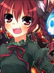  :3 animal_ears bad_id bad_pixiv_id braid cat_ears cat_tail extra_ears fang kaenbyou_rin minamiya_mia multiple_tails red_eyes red_hair solo tail touhou twin_braids twintails 