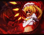  ball_gag bdsm blindfold bondage bound etogami_kazuya flandre_scarlet gag solo straitjacket torn_clothes touhou ungagged zoom_layer 