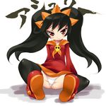  alternate_legwear ashley_(warioware) imazon long_hair lowleg lowleg_panties panties solo thighhighs underwear warioware 