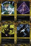  artist_request bankett bardiche blonde_hair brown_hair card_game fate_testarossa highres klarwind lyrical_nanoha magic_circle mahou_shoujo_lyrical_nanoha multiple_girls pain s2u shamal takamachi_nanoha 