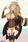  1boy 1girl absurdres blonde_hair breasts fire_emblem fire_emblem_if highres nintendo nipples ophelia_(fire_emblem_if) panties underwear 