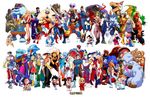  6+boys 6+girls anakaris anita_(vampire) aulbath balrog bulleta cammy_white capcom capcom_fighting_jam charlie_nash chibi chun-li crossover cyberbots cyclops_(x-men) demitri_maximoff devilot_de_deathsatan_ix dhalsim donovan_baine everyone felicia final_fight gallon gambit gen_(street_fighter) genryuusai_maki gouki hauzer hibiki_dan ibuki ingrid kanzuki_karin kasugano_sakura ken_masters lei_lei leo_(warzard) lineup marvel morrigan_aensland multiple_boys multiple_girls official_art psylocke q-bee rogue rose_(street_fighter) ryuu_(street_fighter) sabertooth_(x-men) sasquatch_(vampire) simple_background spider-man spider-man_(series) storm_(x-men) street_fighter street_fighter_zero street_fighter_zero_iii the_juggernaut vampire_(game) vega venom_(marvel) warzard white_background x-men yang_lee yun_lee zabel_zarock zangief 