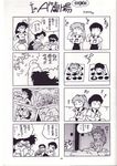  3boys 4koma aida_kensuke comic doujinshi greyscale ikari_shinji isutoshi katsuragi_misato male_masturbation masturbation monochrome multiple_4koma multiple_boys multiple_girls neon_genesis_evangelion parody souryuu_asuka_langley suzuhara_touji translated twister 