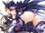  animal_ears animal_print ass bell bell_collar braid breasts collar covered_nipples cow_bell cow_ears cow_girl cow_print cow_tail elbow_gloves gloves horns large_breasts long_hair orange_hair original panties sideboob solo tail thighhighs torigoe_takumi underwear white_panties yellow_eyes 