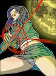  amasawa_yuuko dennou_coil glasses jacket magic_circle midriff nike_(0306) panties pencil_skirt skirt solo twintails underwear upskirt 