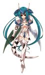  asymmetrical_wings bad_id bad_pixiv_id blue_hair cosplay dignityfear dizzy guilty_gear justice_(guilty_gear) justice_(guilty_gear)_(cosplay) red_eyes simple_background solo tail white_background wings 