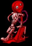  a.b.a artist_request bandages chain guilty_gear hair_over_one_eye key key_in_head paracelsus short_hair solo 