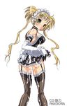  blonde_hair bukkake cum garter_belt kore_ga_watashi_no_goshujin-sama maid sawatari_mitsuki thighhighs 