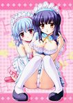  2girls ayakashi multiple_girls panties skirt underwear 