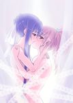  aoi_nagisa bad_id bad_pixiv_id blue_hair hug kiss long_hair multiple_girls nude pink_hair scotch strawberry_panic! suzumi_tamao yuri 