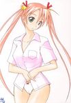  dress_shirt kagurazaka_asuna lowres mahou_sensei_negima! mikagami_sou panties shirt solo underwear 