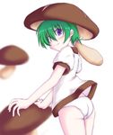  food_as_clothes mushroom panties personification shiitake-chan solo uchida_tomohiko underwear 