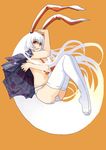  animal_ears aprilred bunny_ears long_hair panties reisen_udongein_inaba solo topless touhou underwear 