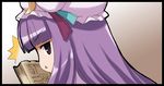  1girl bangs book lowres patchouli_knowledge r-type_nirvana solo touhou 