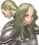 armor braid claymore face miria_(claymore) multiple_girls ophelia silver_eyes tea_(nakenashi) 