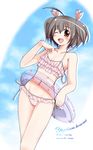  bikini frilled_bikini frills innertube misaki_takahiro solo swimsuit to_heart_2 yuzuhara_konomi 