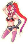  bikini_top elbow_gloves gloves gun kuroneko_jiji long_hair short_shorts shorts solo tengen_toppa_gurren_lagann thighhighs weapon yoko_littner 