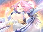 akizuki_nagi blue_eyes breasts game_cg itou_noiji medium_breasts peace@pieces pink_hair solo underboob 