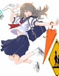  closed_umbrella copyright_request fuyuno_haruaki school_uniform solo umbrella 