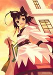  ahoge animal_ears cat_ears fox_ears original sango_(53box) solo 