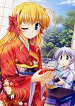  bekkankou fortune_arterial kimono sendou_erika tougi_shiro 