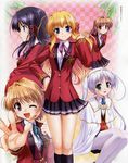  bekkankou fortune_arterial kuze_kiriha pantyhose seifuku sendou_erika tougi_shiro yuuki_haruna yuuki_kanade 