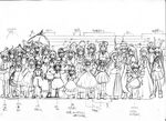  alice_margatroid animal_ears antennae bunny_ears chen cirno everyone ex-keine flandre_scarlet fujiwara_no_mokou greyscale hakurei_reimu hat height_chart hong_meiling houraisan_kaguya ibuki_suika izayoi_sakuya kamishirasawa_keine kirisame_marisa konpaku_youmu lineup lunasa_prismriver merlin_prismriver monochrome multiple_girls mystia_lorelei patchouli_knowledge reisen_udongein_inaba remilia_scarlet saigyouji_yuyuko siblings sisters tapo touhou wings witch_hat wriggle_nightbug yagokoro_eirin yakumo_ran yakumo_yukari 