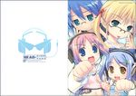  amamiya_manami gakuen_utopia_manabi_straight! glasses hayate_no_gotoku! headphones hiiro_yuki inamori_mika izumi_konata kamina_shades lucky_star massugu_go multiple_girls sanzen'in_nagi tengen_toppa_gurren_lagann 