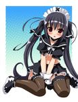  blush garters gloves kooh midriff pangya skirt solo souryuu thighhighs zettai_ryouiki 