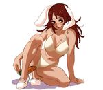  animal_ears bikini bunny_ears carrot copyright_request lowres miyata_souji solo swimsuit 